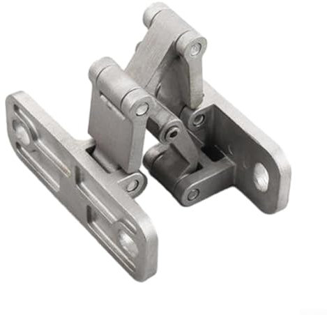 Bebykilemi Cerniere per porta invisibili, resistenti, in acciaio inox 304, regolabili, adatte per porte tagliafuoco, cerniere nascoste per idranti tagliafuoco (S)