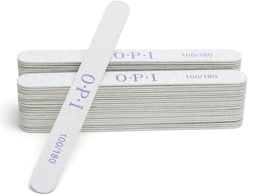 DAWRIS 50 Pcs Nail Files 100/180 Grit Nail File for Natural Nails Professional Double Sided Emery Boards Acrylic Gel Nails Styling Tools Pet Grooming for Home and Salon Use