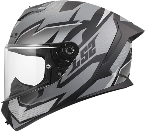 LS2, Integraler Motorradhelm RAPID III XTREM Black Grey, S