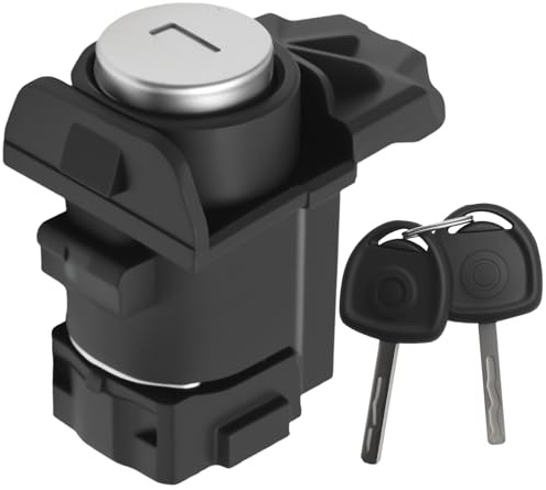 MospdyGear 172371096 1 Satz Schlosszylinder für Fahrertür Vorne Links mit 2 Schlüsseln, Ersatz für Opel Corsa D 2006–2014, Ersatz für Opel Corsa D Kasten 2006–2014