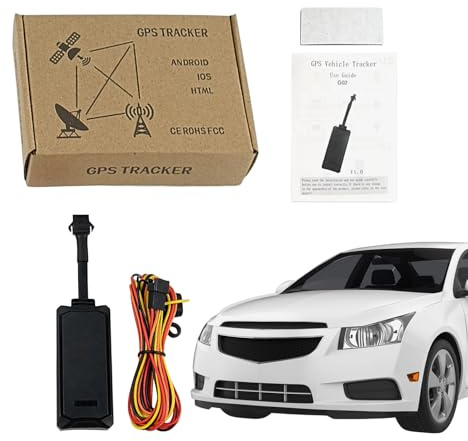 objbhuely Car GPS Tracker | Long Battery Discreet Movement Alert,GPS Tracker for Vehicles | for Theft Prevention, Driving Security, Trailer, RV, Motorcycle, Bike, Outdoor