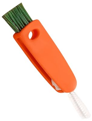 Lid Cleaning Brush - Portatile Drinkware Scrubber | Water Bottle, Coffee Pot, Blender, Tumbler, Wine Glass Cleaner Tool for Home, Kitchen, Dorm, Campeggio, Travel, Compact Crevice Brush