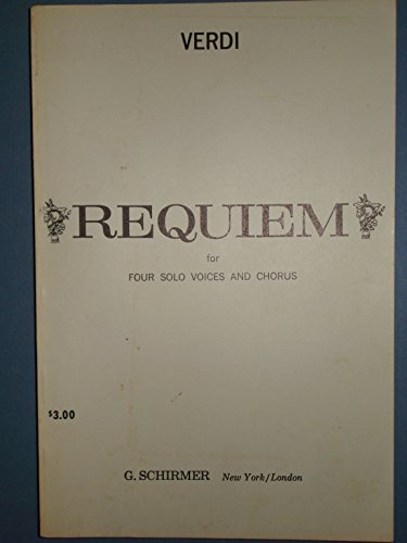 Giuseppe Verdi: Messa di Requiem (Vocal Score)