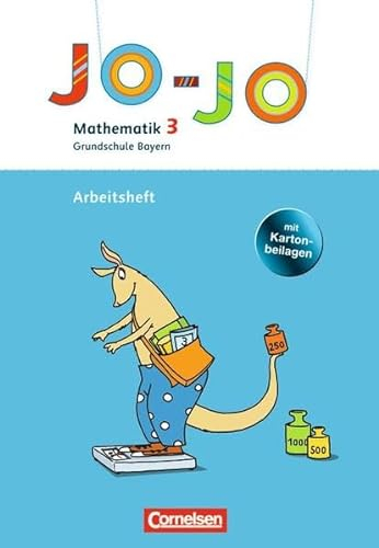 Jo-Jo Mathematik - Grundschule Bayern: 3. Jahrgangsstufe - Arbeitsheft mit Kartonbeilagen