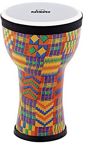 Nino Percussion Elements Mini Djembe - Kleines Musikinstrument für Kinder ab 3 Jahren - Durchmesser 6 Zoll - Kunststoff, Mehrfarbig (NINO-EMDJ-KQ)