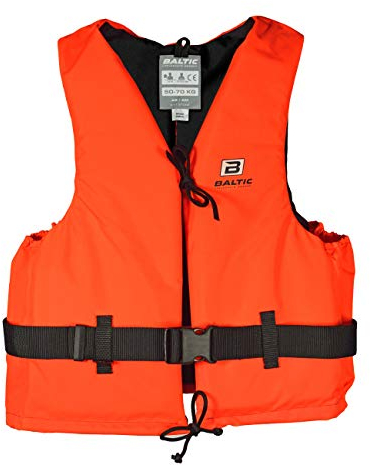 Baltic Schwimmhilfe Aqua Orange (Mod. 4537) Schwimmweste für erfahrene Schwimmer auf Binnengewässern, Größe:70-90kg