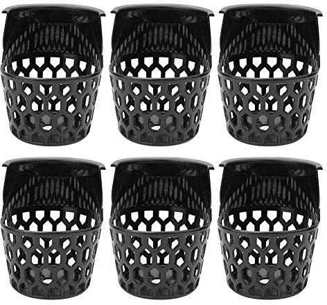 6 Teile/Satz Billard Körbe, Kunststoff Tisch Billardtaschen Web Billardtaschen Billardtisch Home Entertainment Billard Ball Aufbewahrungstasche Billardtisch Zubehör(16CM)