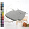 Kimgull 2er Set Stuhlkissen mit Bändern Bequeme Waschbare Rutschfestes Sitzkissen Ideal für zu Hause und Gartendekoration, viele Farben und Größen zur Auswahl (40x38x5CM Grau)