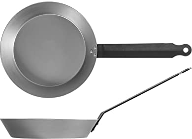 H&H Alessandro Borghese ' il lusso della semplicità' Padella Orient in Acciaio al Carbonio con Manico 22cm