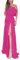 ORANDESIGNE Vestiti della Sera e Cerimonia Donna Senza Maniche Curvy Abito Monospalla Elegante Vestito Lungo Estivo Vestiti da Cocktail Banchetto Maxi Abito da Invitata a Nozze A 01 Rosa Rosso M