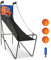 COSTWAY Basketballautomat klappbar, elektrischer Basketballständer mit 3 Basketbälle & Pumpe, Punktezähler, Arcade-Basketballspiel Schießmaschine für Indoor & Outdoor