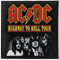 AC/DC Highway To Hell Tour Woven Patch Accessory Size