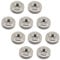 (10 Pieces) M8 Round Knurled Thumb Nut 304 Stainless Steel Metric Thread Nuts Hand Screw Knobs Lock Adjusting Nuts Fasteners for 3D Printer Parts
