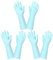 IMIKEYA 3 Pairs Dish Washing Gloves Bowls Pot Pan Washing Gloves Cleaning Gloves Laundry Gloves (M)