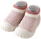 Aggroot Neonato Scarpe Calzino per Bambini Scarpine Primi Passi Antiscivolo Calzini Bambino con Suola Traspiranti Pantofole Bambino Unisex Scarpe,Rosa,12-18 mesi/CN13
