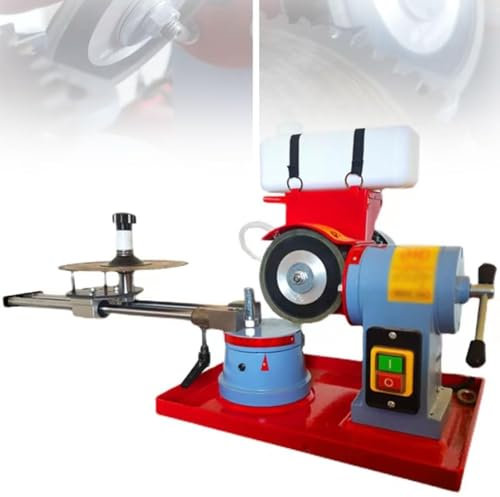 MiBoce 550W Circular Saw Blade Sharpener, Electric Saw Blade Scraper, with Waterproof Switch, Precise Locator, Accurate Scale, Adjustable Angle, for Sharpening Carbide Tipped Saw Blades
