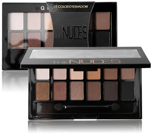 Brown Eyeshadow Palette, 8 Colors Chameleon Holographic Rainbow Shimmer