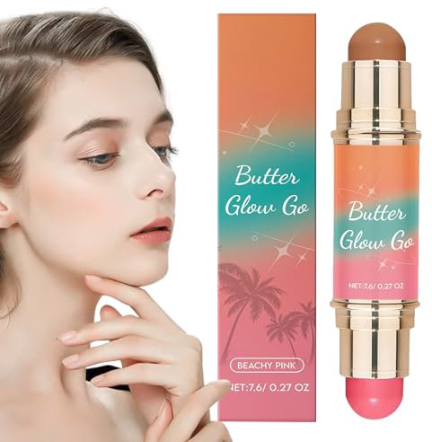 Butter Glow & Go Multiuse Stick, Rouge-Kontur-Highlighter, Wasserfestes Make-up- 11,7 X 2,4 Cm (4,61 X 0,95 Zoll) Kompakt Und Reisefreundlich/langanhaltend Für Ein Strahlendes Finish