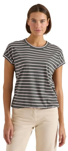 Damen T-Shirt mit Rundhals und Streifen
