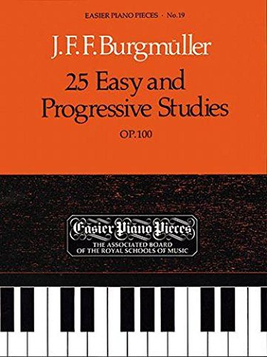 25 leichte Etüden op. 100 für Klavier inkl. praktischer Notenklammer - das Standardwerk für den Klavierunterricht in klassischer Ausgabe herausgegeben von Adolf Ruthardt (broschiert) von Friedrich Burgmüller (Noten/Sheetmusic)