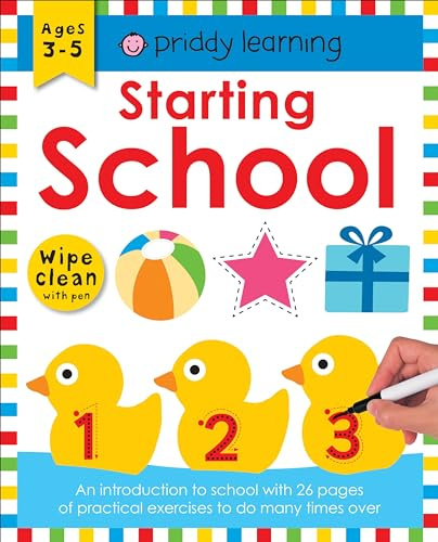 Starting School: An introduction to school with over 25 pages of practical exercises (Wipe Clean Workbooks)