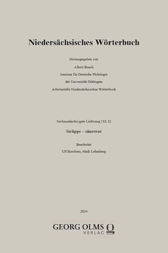 Niedersächsisches Wörterbuch: Sechsundachtzigste Lieferung (XI, 8)