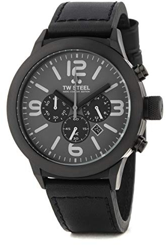 TW Steel Marc Coblen Edition Chrono mit Lederband 45 MM Grey/Black TWMC39