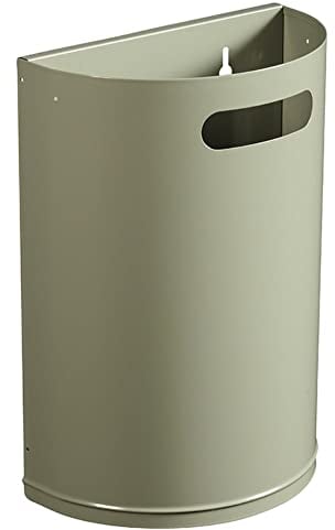 Corbeille décrochable murale Arkea - 20l - anthracite mat - RAL 7016