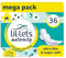 Lil-Lets Maternity Ultra Thin Long Pads with Wings, Perfect for 3+ Weeks Post Birth, 12 Count (Pack of 3)