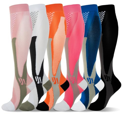 LEOSTEP Kompressionsstrümpfe Damen Herren 6 Paar – Sport & Stützstrümpfe