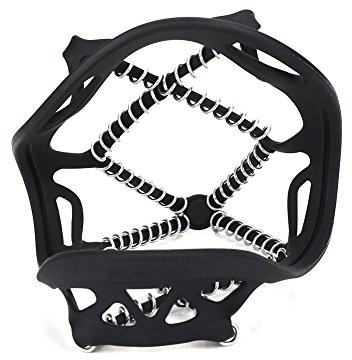 Outdoor Snow Grips, Anti-Rutsch-Spikes für Sicherheit im Schnee, Snow Traction Cleats, Ice Traction Schuhe, für Bergsteiger, Wanderer, Winter Aktivitäten, Ski Touring