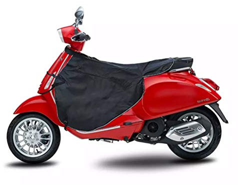 Stecto Beinschutz Beinabdeckung Roller, Universaler Wetterschutz Nässeschutz mit Kälteschutz Reflexstreifen für Rollerfahrer, Wasserdicht Winddicht, Beinabdeckung für Scooter und Motorrad