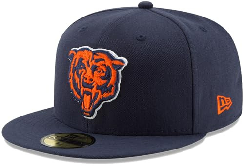New Era 59Fifty Fitted Cap - NFL Chicago Bears Navy - 7 1/8