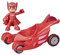 PJ Masks Eulengleiter Vorschulspielzeug, Eulettes Fahrzeug mit Eulette Action-Figur für Kinder ab 3 Jahren, recycelbare Verpackung,
