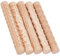 GORGECRAFT 5 Styles Manche en Bois Argile Texture Rouleau 6 Pouces Modélisation Modèle Poterie Outils Main Argile Dalle Rouleaux Broches pour Céramique Biscuits