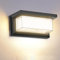 Wandleuchte Aussen LED 18W Wandlampe Innen Außenleuchte Wasserdicht IP65 Außenlampe Anthrazit LED Außenwandleuchte Wandbeleuchtung Innen & Außen Warmweiß -Lieferung aus Deutschland