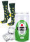 soxo Cerveza Calcetines Hombre + Jarra Divertidos Regalos Originales Marihuana Regalo 40-45 Cerveza 1 Par