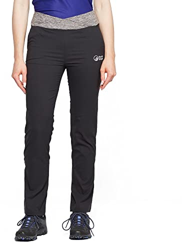 NORTH RIDGE Women’s Vitality Trousers with Shaped Jersey Waist and 2 Pockets, Water Repellent & Stretchy Pants, Ideal for Walking, Hiking & Outdoor Recreation