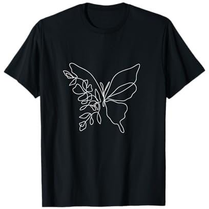Oversized Gym Pump Cover Weightlifting Butterfly Flower T-Shirt