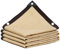Taux D'Ombrage De 85% - 95% Filet Anti Chaleur, Filet Anti Feuille Piscine Filets D'Ombrage avec Oeillets, pour Jardin De Balcon De Garage De Ferme. (Beige 12-Pin / 3m * 4m / 9.8ft * 13.1ft)