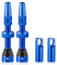 HZJD 2 Stück Presta Tubeless Ventile, Blau, Tubeless Vorbau(44 mm)