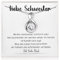 wynn's Kette Schwester Geschenk, Kette mit Infinity-Anhänger AAA Zirkonia, Geschenke für Beste Große Kleine Schwester, Halskette für Schwester zum Geburtstag Weihnachten Abschluss Einschulung