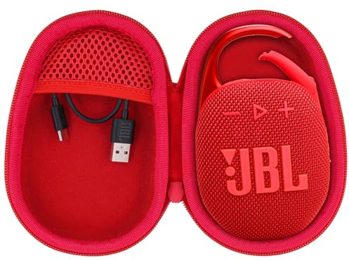 co2CREA Hard Travel Case for JBL CLIP 5 /CLIP 4 /CLIP 4 Eco Portable Waterproof Wireless Bluetooth Speaker,Case Only