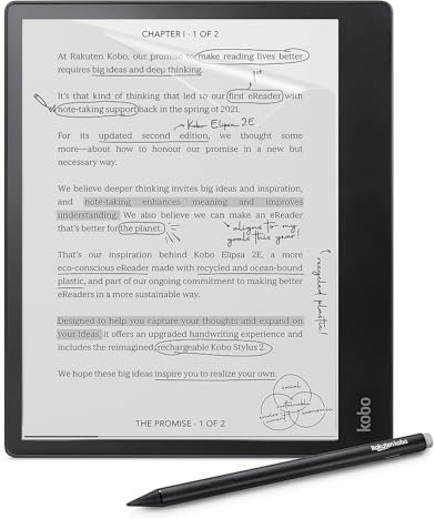 Youngme Lot de 2 films de protection d'écran mats anti-reflet pour Kobo Elipsa 2E 10,3 - Couverture complète - Film de protection d'écran mat en PET de qualité supérieure