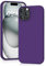 YATWIN Silicone Case for iPhone 15 Pro, Soft-Touch, Shockproof, DustProof, Antiskid Full Body Armour Phone Cover for Apple iPhone 15 Pro - Purple