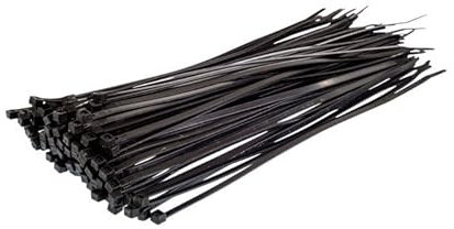 100mm x 2.5mm Black Nylon MINI Cable Zip Ties Pack of 100