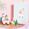 scicent Geburtstagskarte Mann 3D Pop-Up Karte Kreative Gutscheinkarte zum Geburtstag Niedlicher Hund Klappkarte Lustige Grußkarten zum Valentinstag - 32208