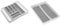 Addis Expandable Drawer Organiser Cutlery Utensil Tray with 6-8 Compartment Holders, White/Grey & Premium Soft touch 2 Twin Compartment Drawer large Utensil Cutlery Organiser Tray