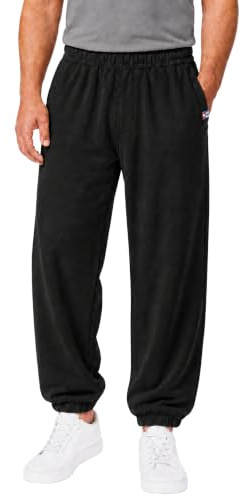 CUBAIANS Caonao Herren Jogginghose Baggysweat Pant Hose Freizeit Loose Fit Sweat mit Bündchen