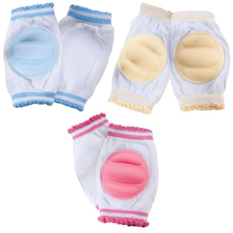 3 Paia Di Ginocchiere Per Bambini, Ginocchiere Morbide E Traspiranti, Ginocchiere Per Gattonare, Ginocchiere Elastiche, Ginocchiere Antiscivolo
